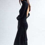 ASYMMETRICAL MIDI DRESS