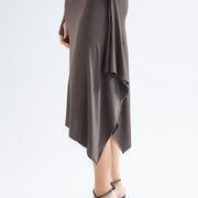 DRAPED SLEEK SKIRT